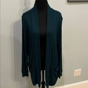 Market & Spruce Deep Green Cardigan